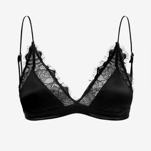 All Things Golden satin bralette